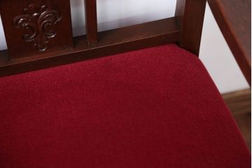 アンティーク家具　 大正ロマン　高級品!古いナラ材の希少なアームチェア(2)
