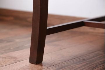アンティーク家具　 大正ロマン　高級品!古いナラ材の希少なアームチェア(2)