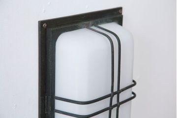 アンティーク　和風な壁掛け照明のシェード(2)