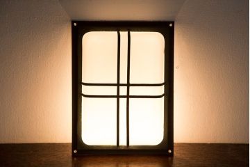 アンティーク　和風な壁掛け照明のシェード(2)