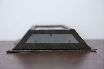 アンティーク　すりガラスの壁掛け照明シェード(1)