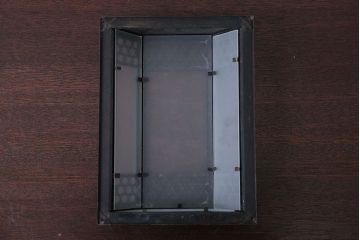 アンティーク　すりガラスの壁掛け照明シェード(2)