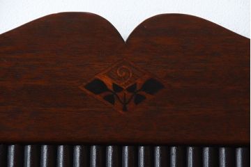 レトロ家具　昭和レトロ　傘立て・引き出し・戸棚・鏡付きのアンティークホールスタンド