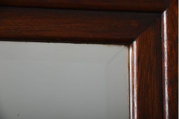 レトロ家具　昭和レトロ　傘立て・引き出し・戸棚・鏡付きのアンティークホールスタンド