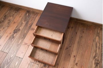 レトロ家具　和製アンティーク　古い木製のレトロな小引き出し