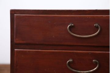レトロ家具　和製アンティーク　古い木製のレトロな小引き出し