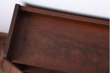 レトロ家具　昭和レトロ　シンプルで小さなアンティーク本棚