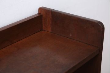 レトロ家具　昭和レトロ　シンプルで小さなアンティーク本棚