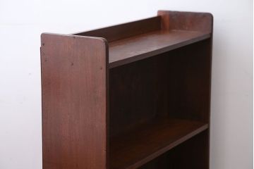 レトロ家具　昭和レトロ　シンプルで小さなアンティーク本棚