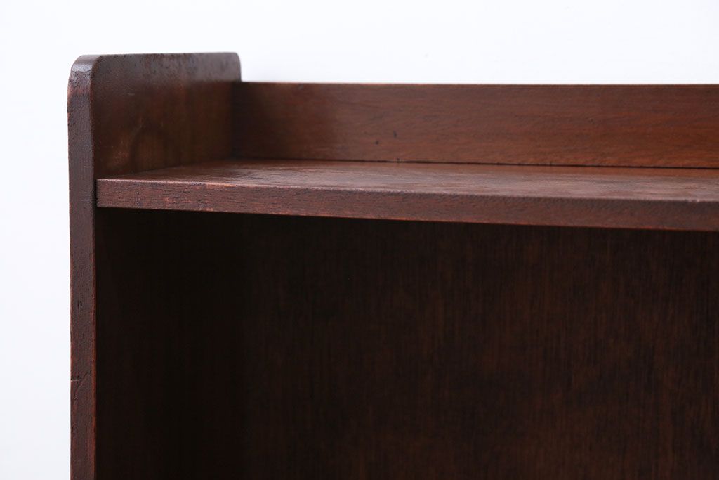 レトロ家具　昭和レトロ　シンプルで小さなアンティーク本棚