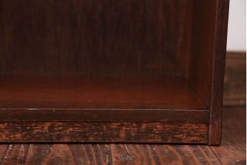 レトロ家具　昭和レトロ　シンプルで小さなアンティーク本棚