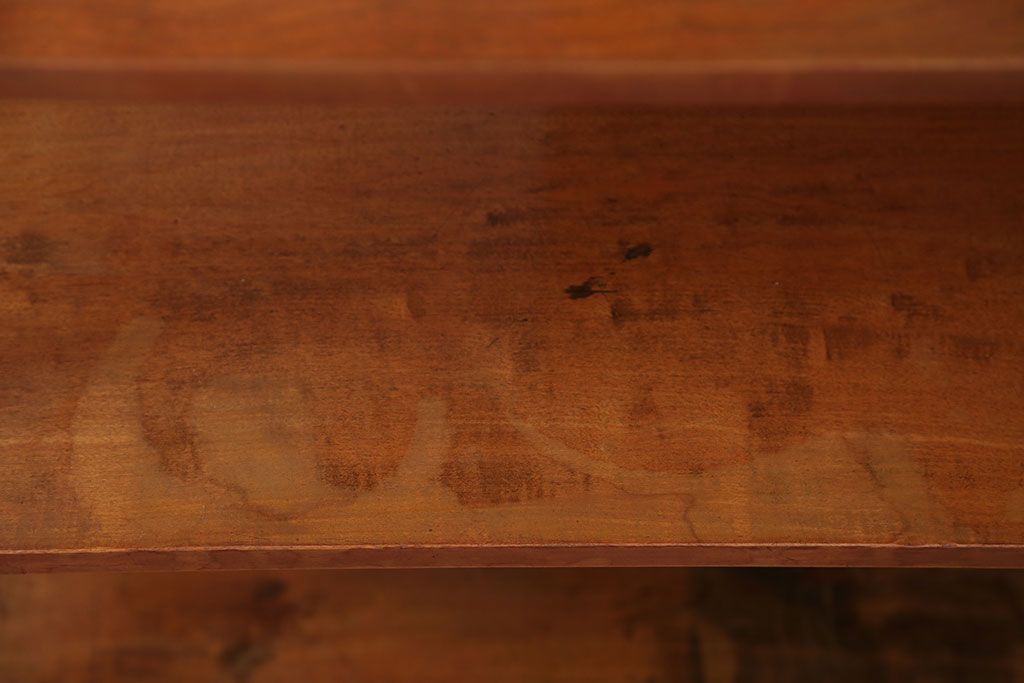 アンティーク家具　和製アンティーク　ナチュラルな木味のおしゃれな飾り棚