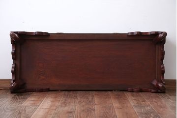 アンティーク家具　古民具・骨董　総欅材!上質な作り込みの高級アンティーク文机