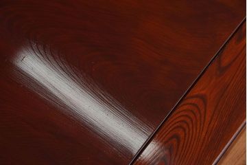 アンティーク家具　和製アンティーク　漆の美しい総欅材の大きな座卓