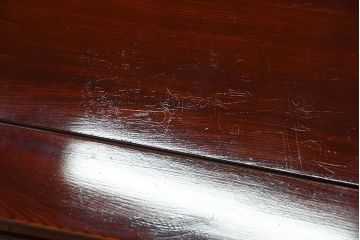 アンティーク家具　和製アンティーク　漆の美しい総欅材の大きな座卓