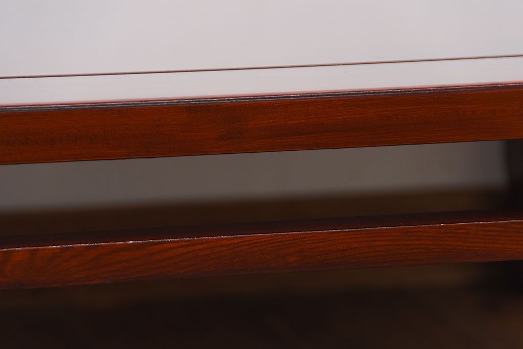 アンティーク家具　和製アンティーク　漆の美しい総欅材の大きな座卓