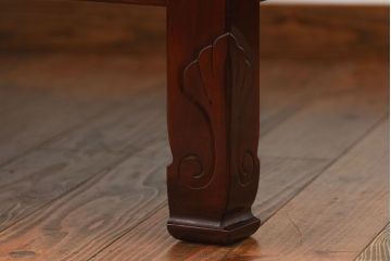 アンティーク家具　和製アンティーク　漆の美しい総欅材の大きな座卓