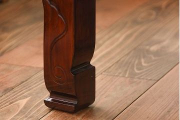 アンティーク家具　和製アンティーク　漆の美しい総欅材の大きな座卓