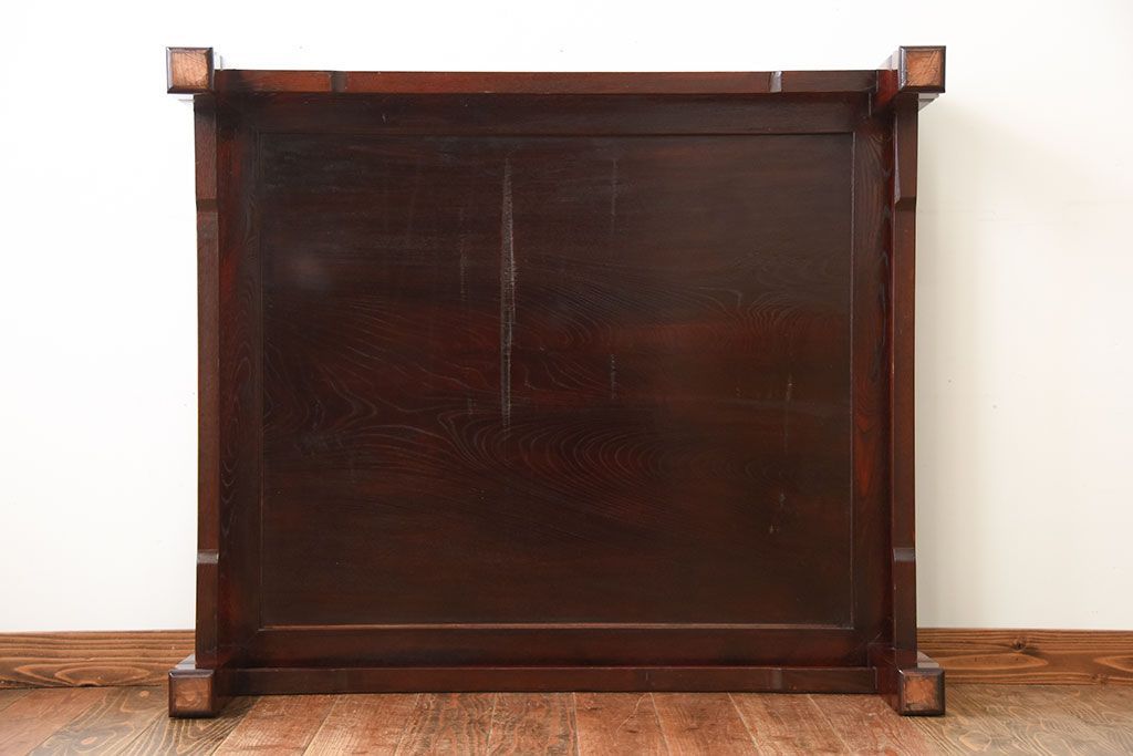 アンティーク家具　和製アンティーク　漆の美しい総欅材の大きな座卓