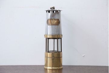 アンティーク雑貨　イギリスアンティーク　J.H.NAYLOR社製　Miners Safety Lamp(安全灯・ランプ)