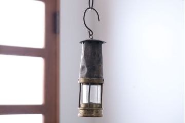 アンティーク雑貨　イギリスアンティーク　DAVIS KIRKBY社製　Miners Mining Lamp(安全灯・ランプ)