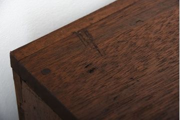 アンティーク家具　アンティーク　ブックラック付き!古い木製のマス目本棚(1)