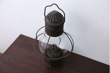 アンティーク雑貨　昭和レトロ　日本船燈株式会社製　アンティークランプ