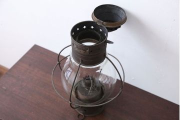 アンティーク雑貨　昭和レトロ　日本船燈株式会社製　アンティークランプ