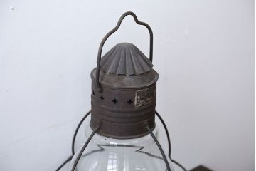 アンティーク雑貨　昭和レトロ　日本船燈株式会社製　アンティークランプ