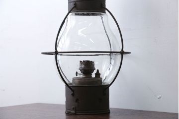 アンティーク雑貨　昭和レトロ　日本船燈株式会社製　アンティークランプ