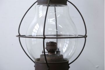 アンティーク雑貨　昭和レトロ　日本船燈株式会社製　アンティークランプ