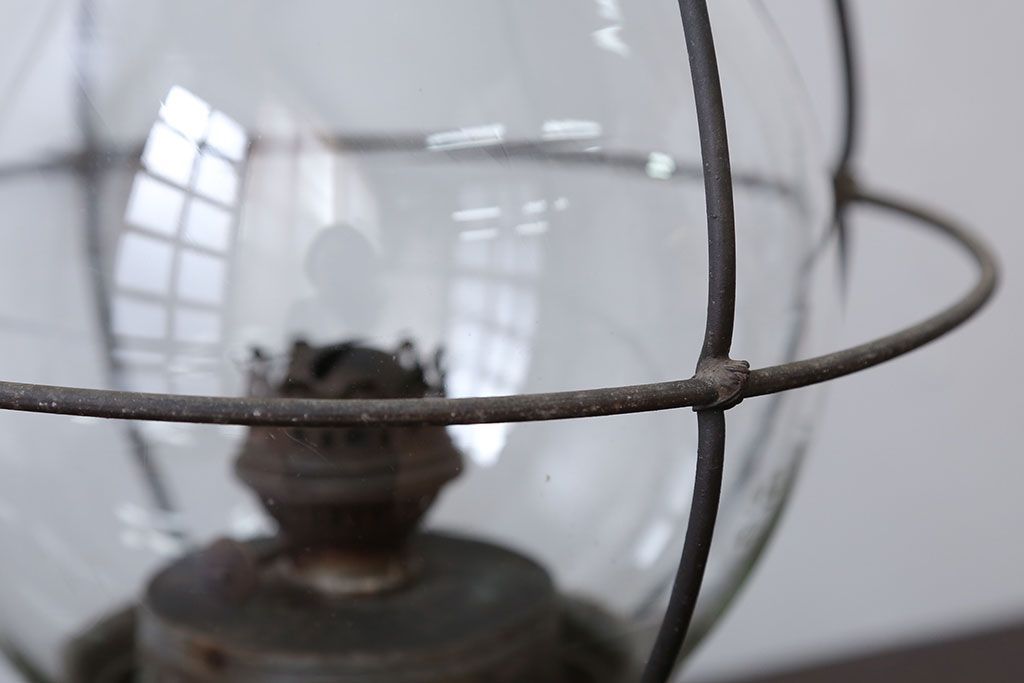 アンティーク雑貨　昭和レトロ　日本船燈株式会社製　アンティークランプ