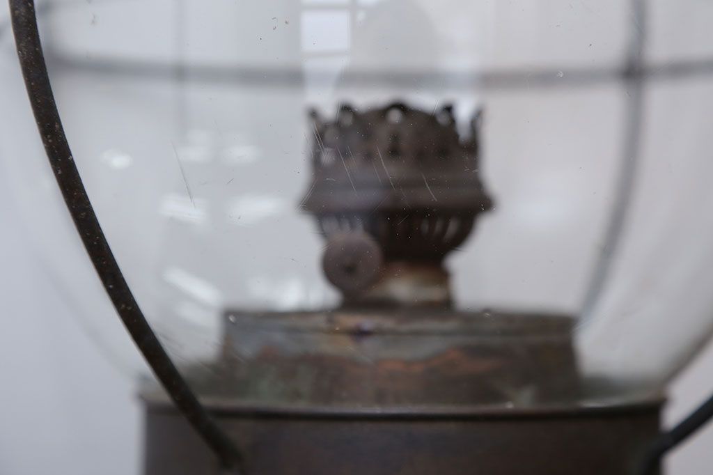 アンティーク雑貨　昭和レトロ　日本船燈株式会社製　アンティークランプ