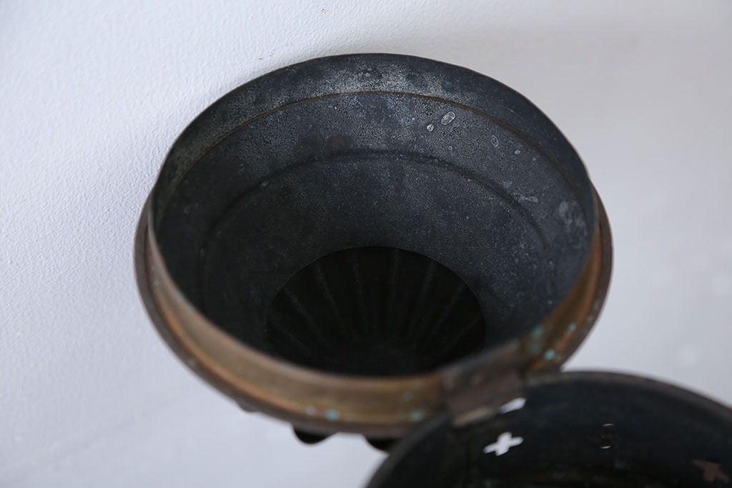 アンティーク雑貨　昭和レトロ　日本船燈株式会社製　アンティークランプ