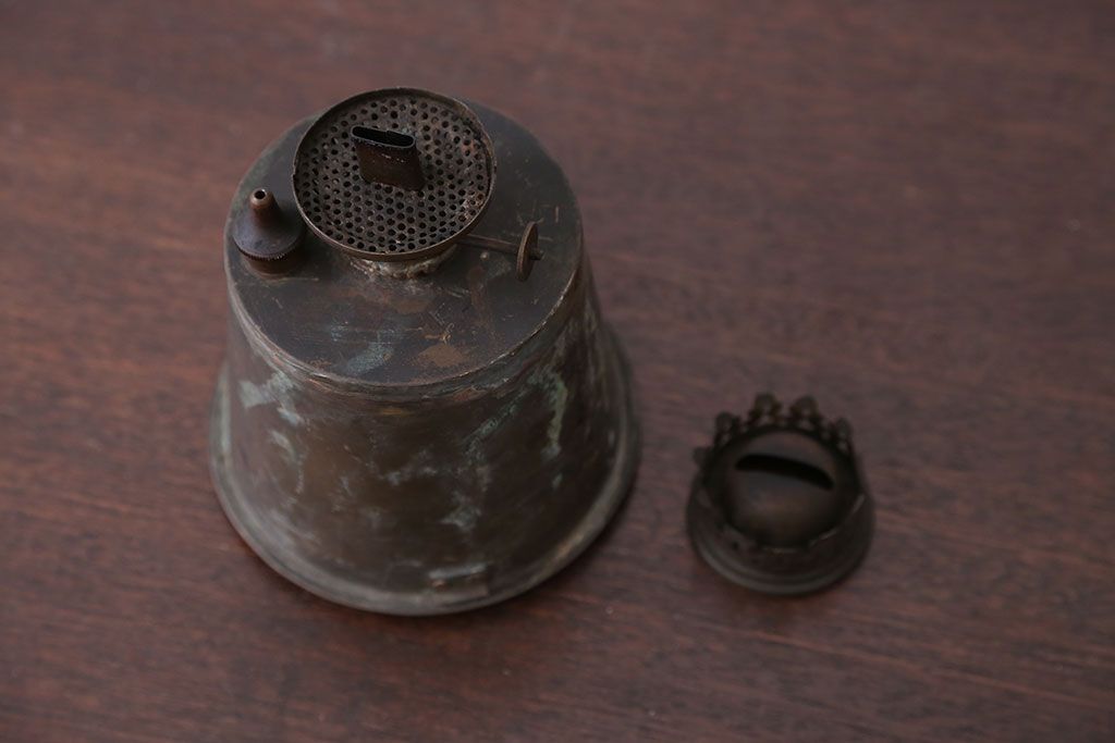 アンティーク雑貨　昭和レトロ　日本船燈株式会社製　アンティークランプ