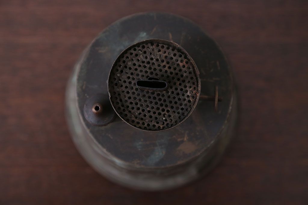 アンティーク雑貨　昭和レトロ　日本船燈株式会社製　アンティークランプ