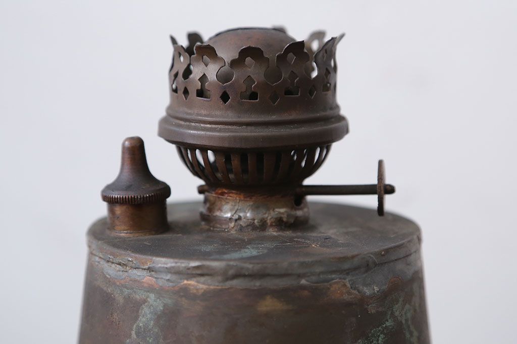 アンティーク雑貨　昭和レトロ　日本船燈株式会社製　アンティークランプ