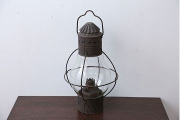 アンティーク雑貨　昭和レトロ　日本船燈株式会社製　アンティークランプ