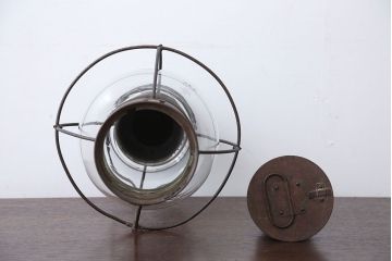 アンティーク雑貨　昭和レトロ　日本船燈株式会社製　アンティークランプ