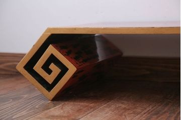 アンティーク雑貨　古民具・骨董　根来塗の大きなアンティーク花台