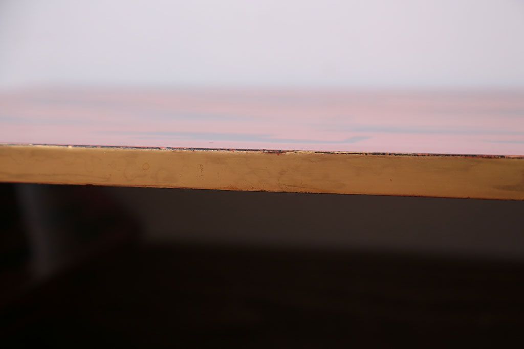 アンティーク雑貨　古民具・骨董　根来塗の大きなアンティーク花台