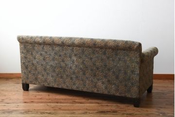 アンティーク家具　和製アンティーク　古い洋館の大きな3人掛けソファ