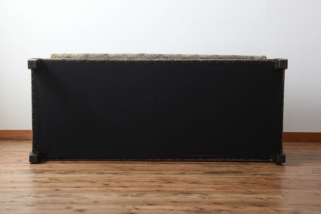 アンティーク家具　和製アンティーク　古い洋館の大きな3人掛けソファ