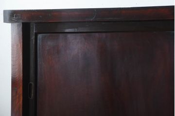 アンティーク家具　古民具・骨董　前面欅材!米沢地方の味わい深い水屋箪笥