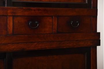 アンティーク家具　古民具・骨董　前面欅材!米沢地方の味わい深い水屋箪笥