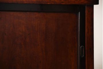 アンティーク家具　古民具・骨董　前面欅材!米沢地方の味わい深い水屋箪笥