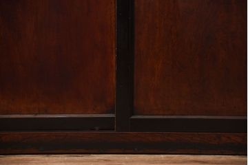 アンティーク家具　古民具・骨董　前面欅材!米沢地方の味わい深い水屋箪笥