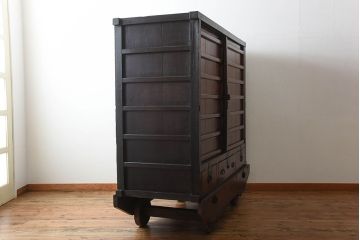 アンティーク雑貨　古民具・骨董　特大サイズ!組み立て式米沢車箪笥