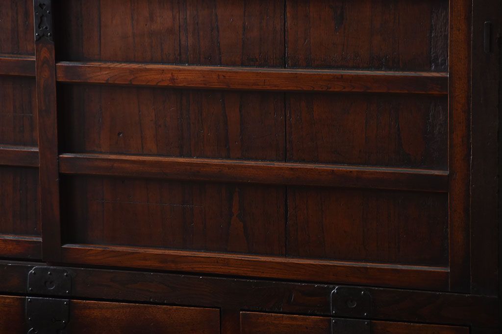 アンティーク雑貨　古民具・骨董　特大サイズ!組み立て式米沢車箪笥