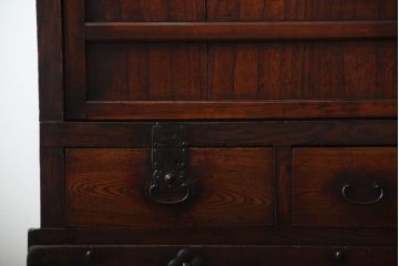 アンティーク雑貨　古民具・骨董　特大サイズ!組み立て式米沢車箪笥